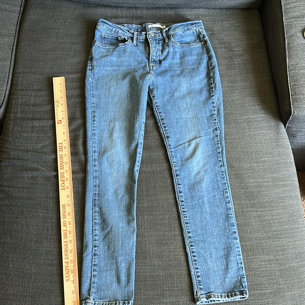 311 SHAPING SKINNY WOMEN'S JEANS Levi's Blue Denim Jeans Size 31 - Picture 10 of 12